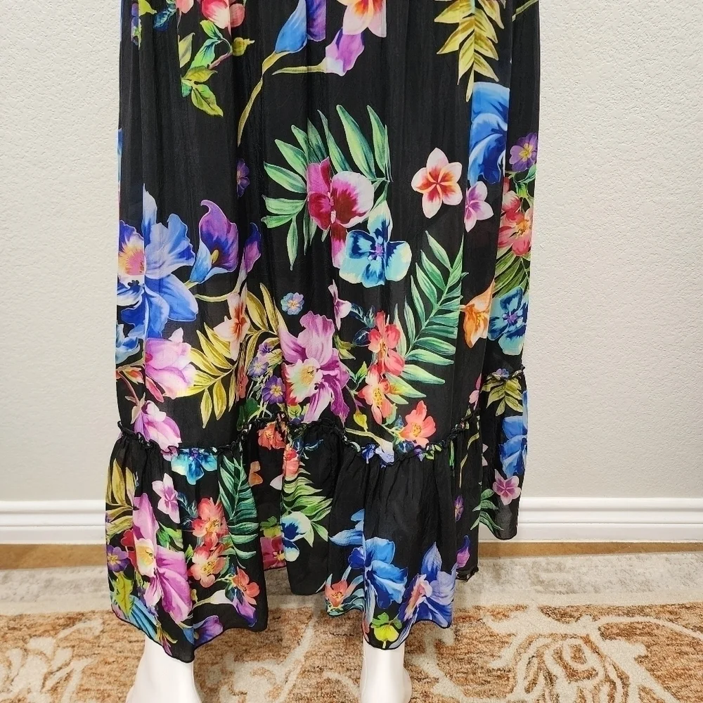 Johnny Was Aruba Ophelia Floral Skirt Size S